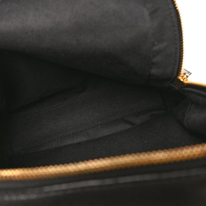 Burberry Lambskin Quilted TB Backpack Black 5 of 9