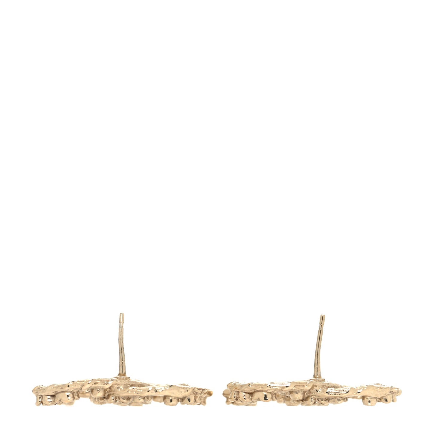 Crystal CC Camellia Earrings Gold
