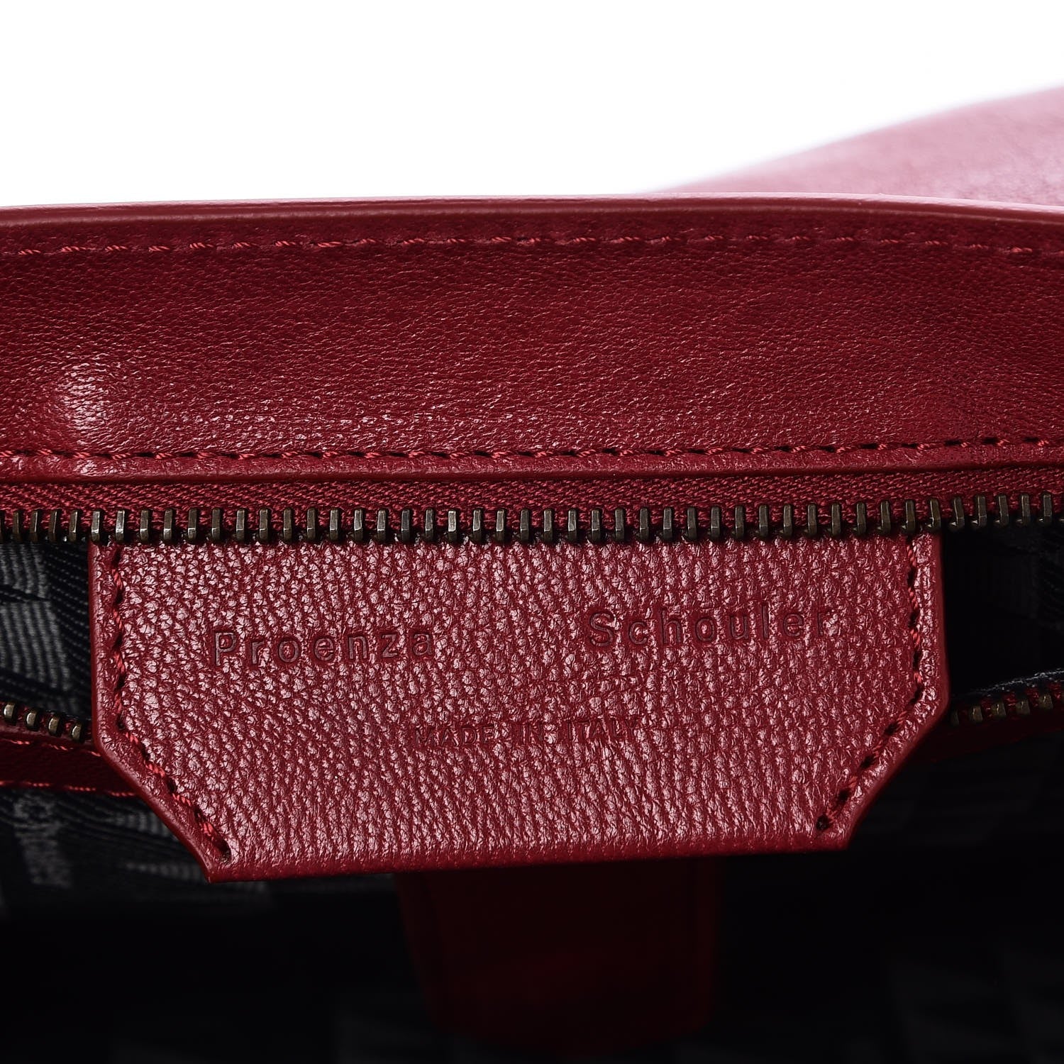Proenza Schouler Lambskin Medium PS1 Satchel Chianti 6 of 7