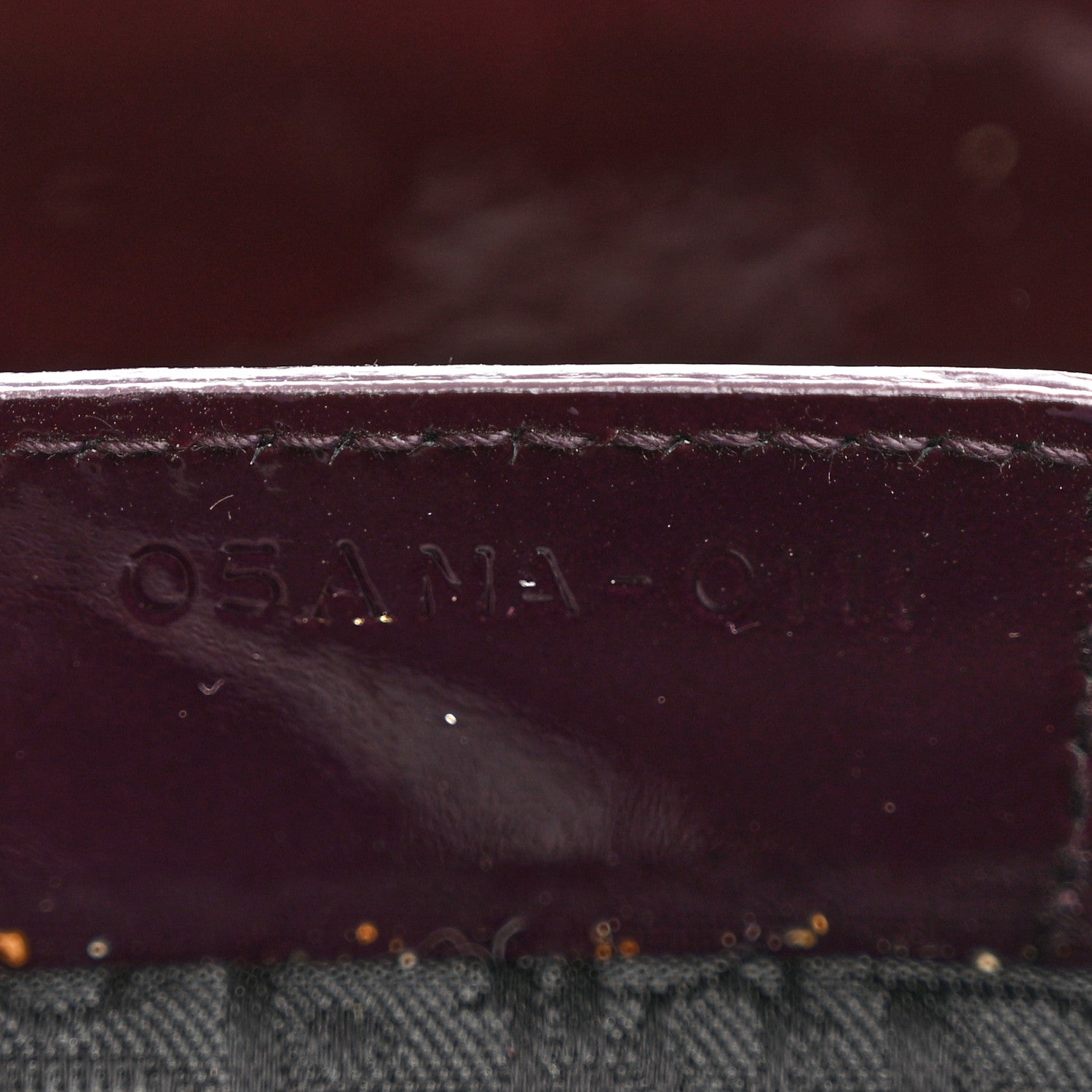 Christian Dior Patent Cannage Large Lady Dior Burgundy 6 of 10