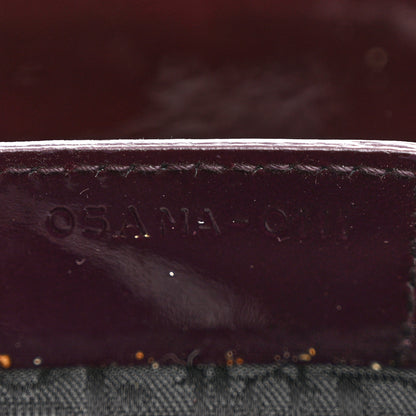 Christian Dior Patent Cannage Large Lady Dior Burgundy 6 of 10