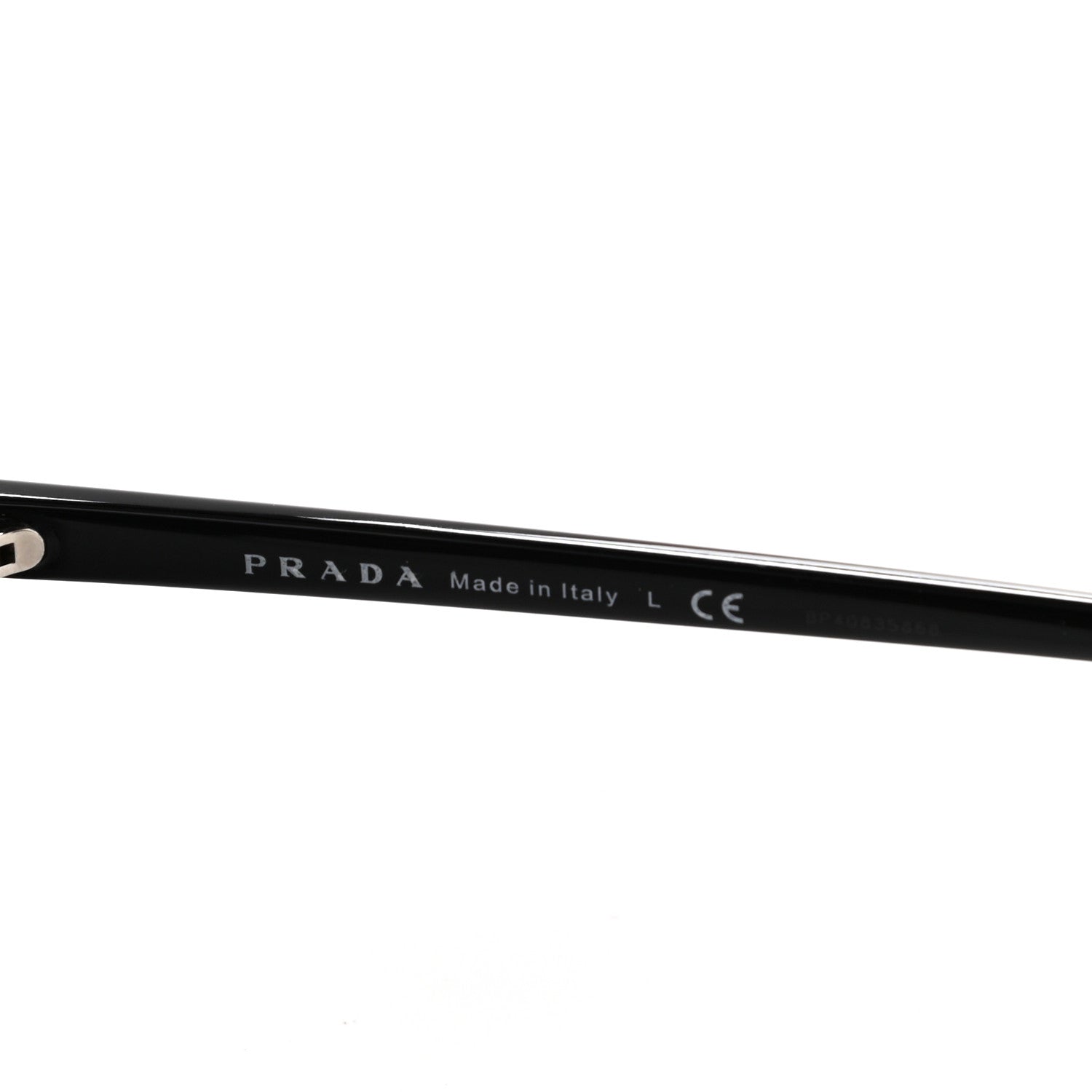 Prada Acetate Cat Eye Sunglasses SPR 01V Black 6 of 7