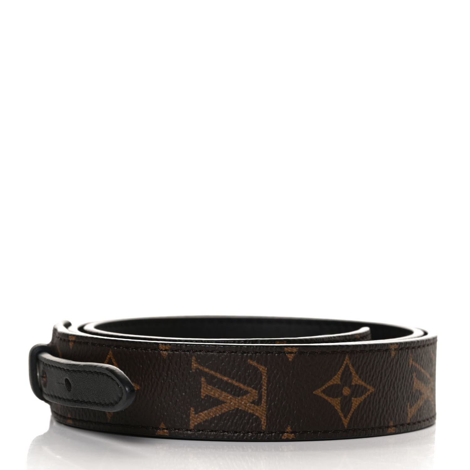 Louis Vuitton Monogram Bandouliere Shoulder Strap XL Black 2 of 7