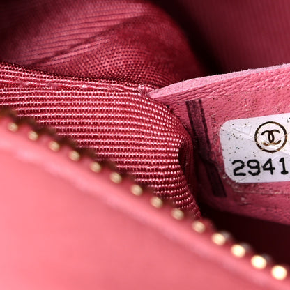 Chanel Aged Calfskin Quilted Small Gabrielle Logo Hobo Rose 7 of 11