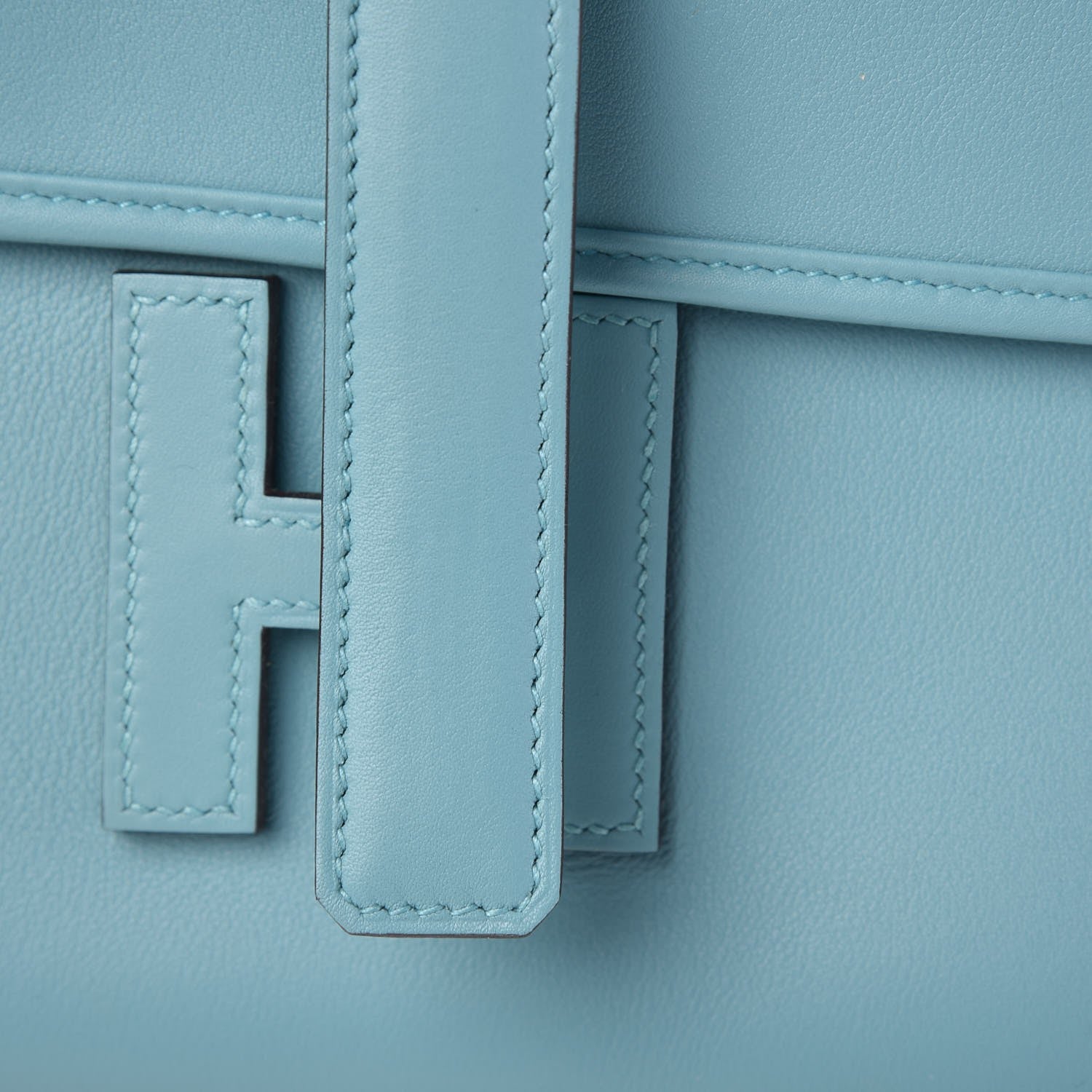 Hermes Swift Jige Elan 29 Clutch Bleu Saint Cyr 8 of 8