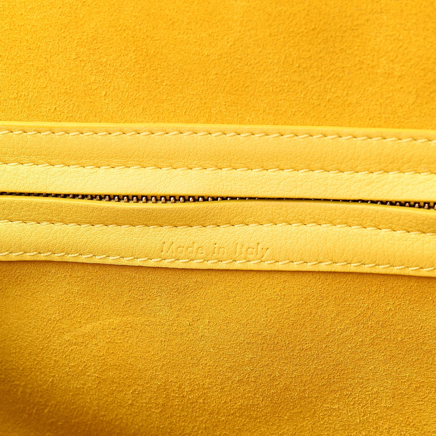 Supple Calfskin Medium Phantom Luggage Sun Yellow