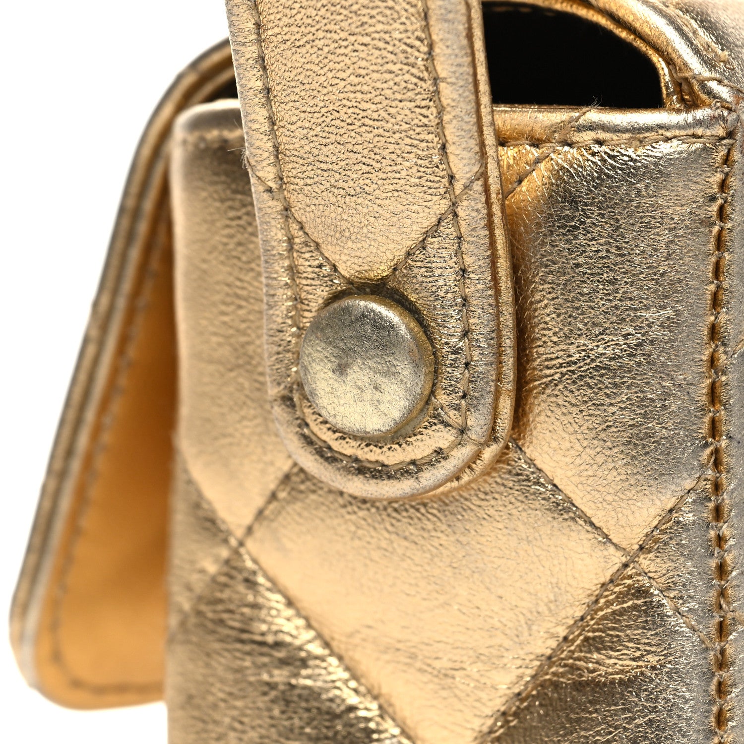 Chanel Lambskin Micro Mini Kelly Flap Bag Gold 11 of 11