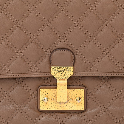 Marc Jacobs Lacquered Lambskin Baroque The XL Single Flap Truffle 9 of 12