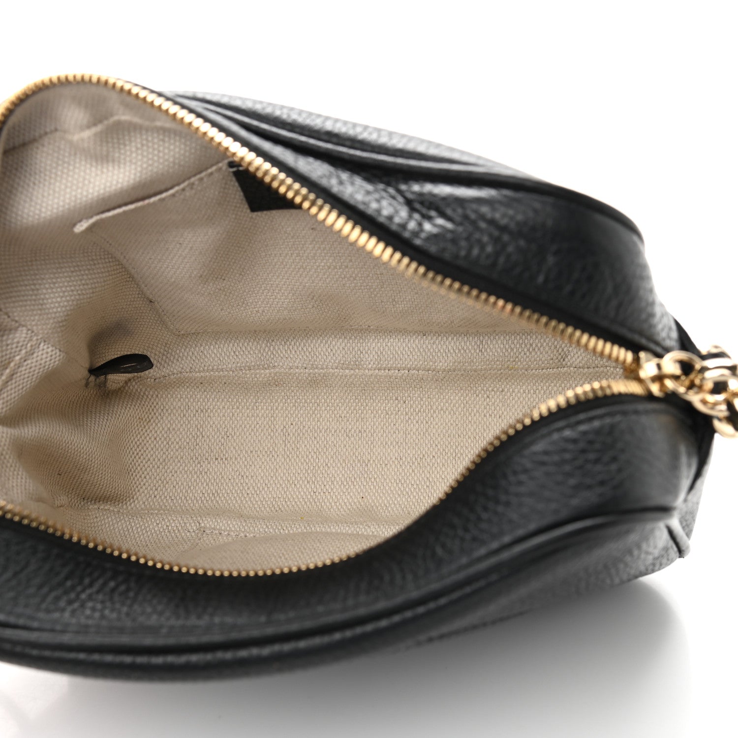 Gucci Pebbled Calfskin Small Soho Disco Bag Black 5 of 9