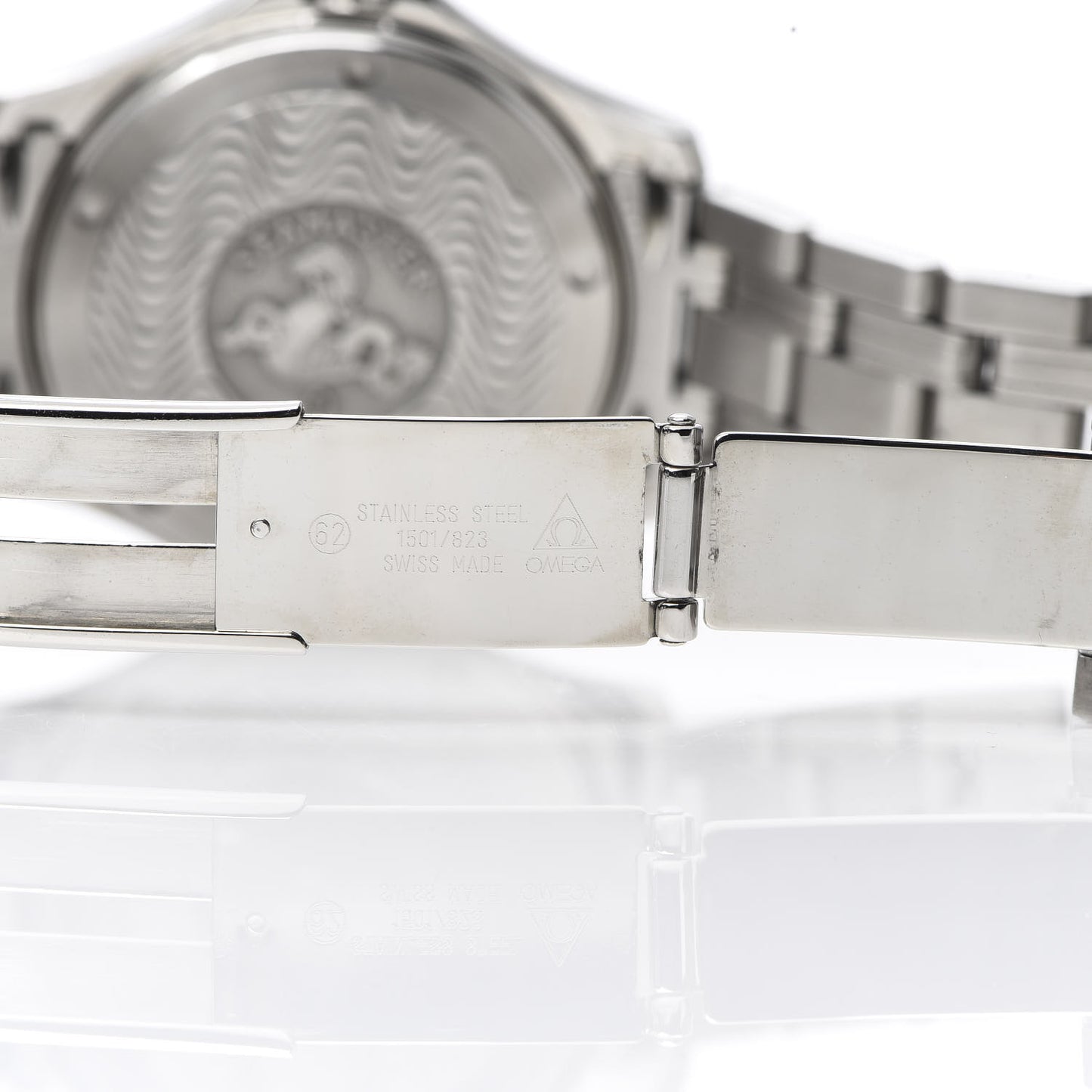Stainless Steel 36mm Seamaster Quartz Watch Black 2511.52