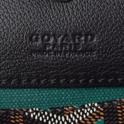Goyard Goyardine Saint Louis Claire Voie GM Black Green 9 of 9