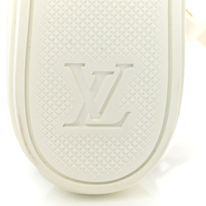 Louis Vuitton Monogram Giant Stellar Sneaker Boots 37.5 Kaki White Beige 6 of 10