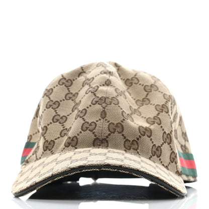Gucci Monogram Web Baseball Hat L Beige Cocoa 3 of 11
