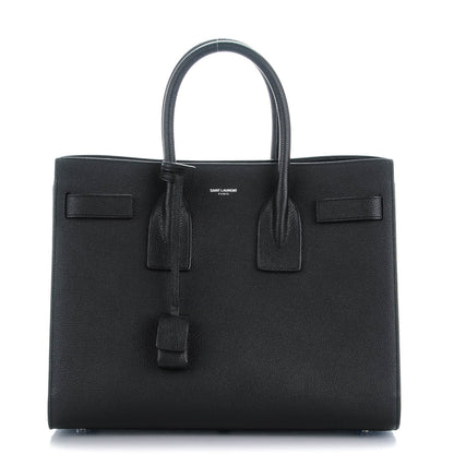 Saint Laurent Grained Calfskin Small Sac De Jour Black 1 of 7