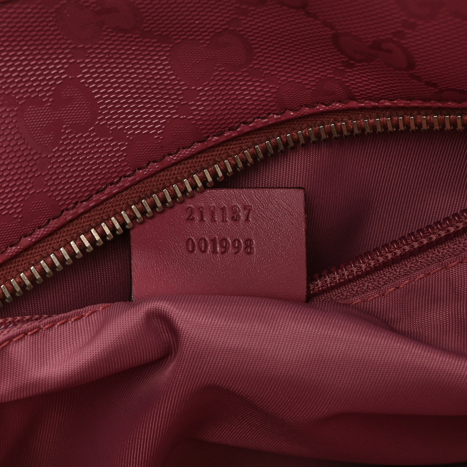 Gucci Imprime Monogram Medium Zippered Shopping Tote Pink 7 of 12