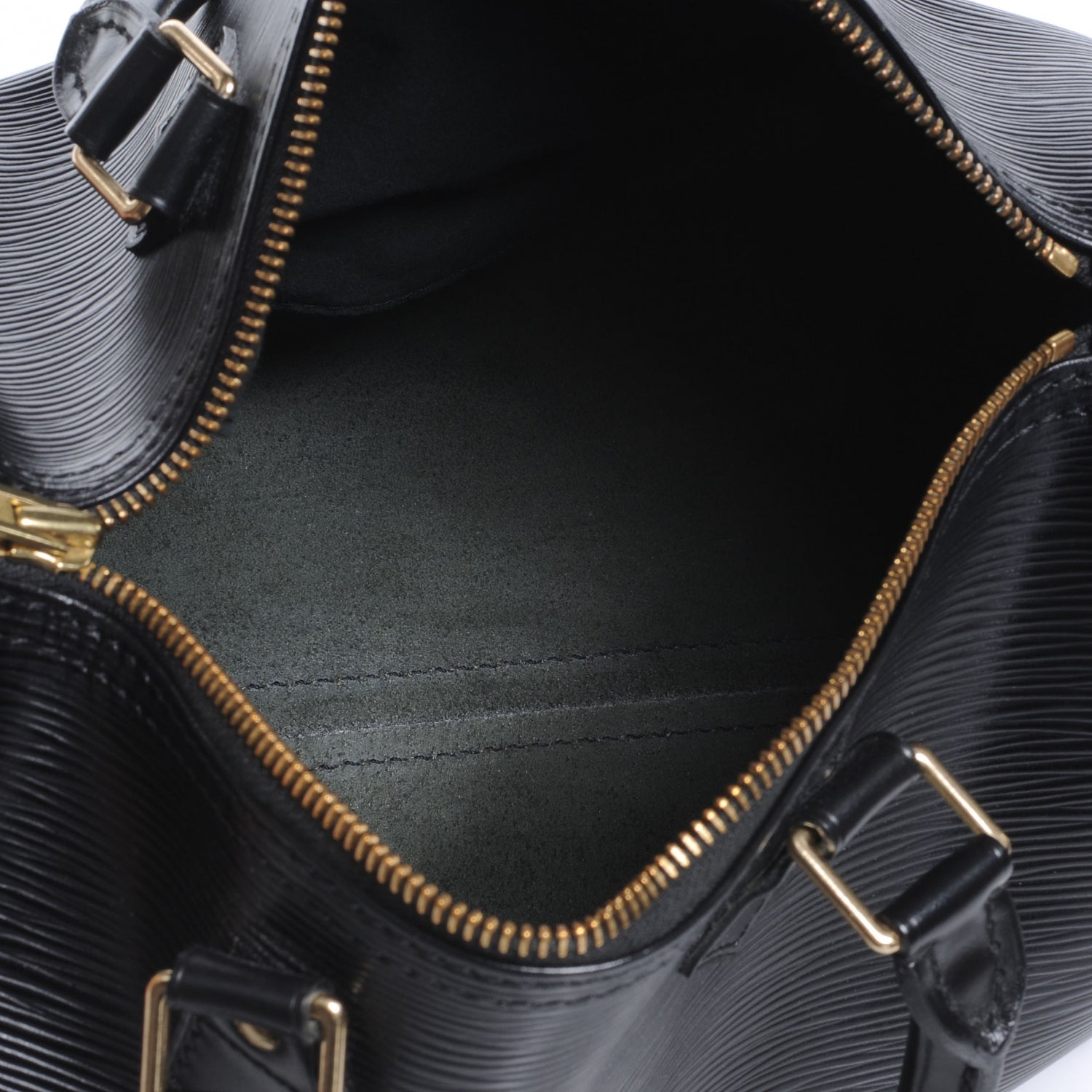 Louis Vuitton Epi Speedy 25 Black 6 of 7