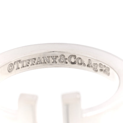 Tiffany Sterling Silver T Square Ring 49 5 4 of 4