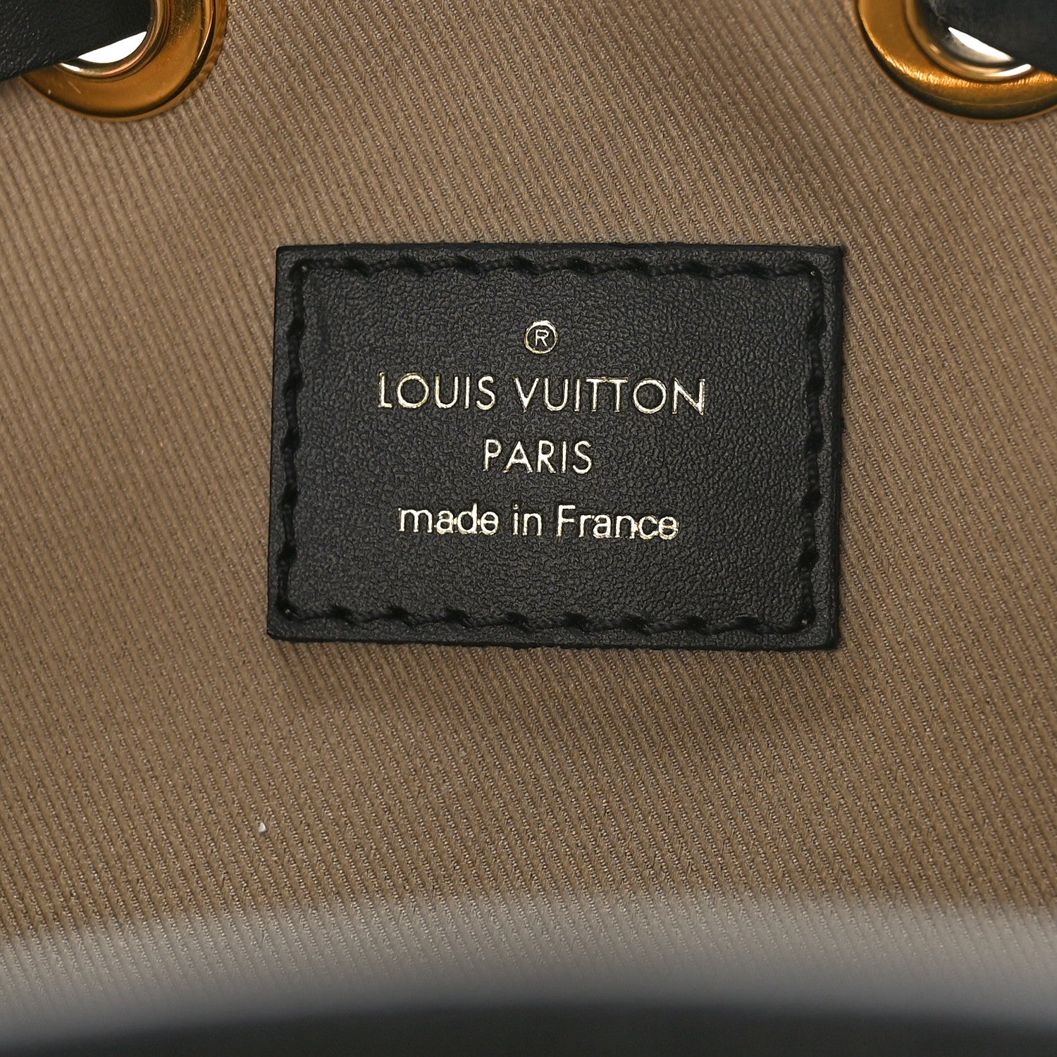 Louis Vuitton Cotton Monogram Embroidered Neonoe MM Beige Black 6 of 7