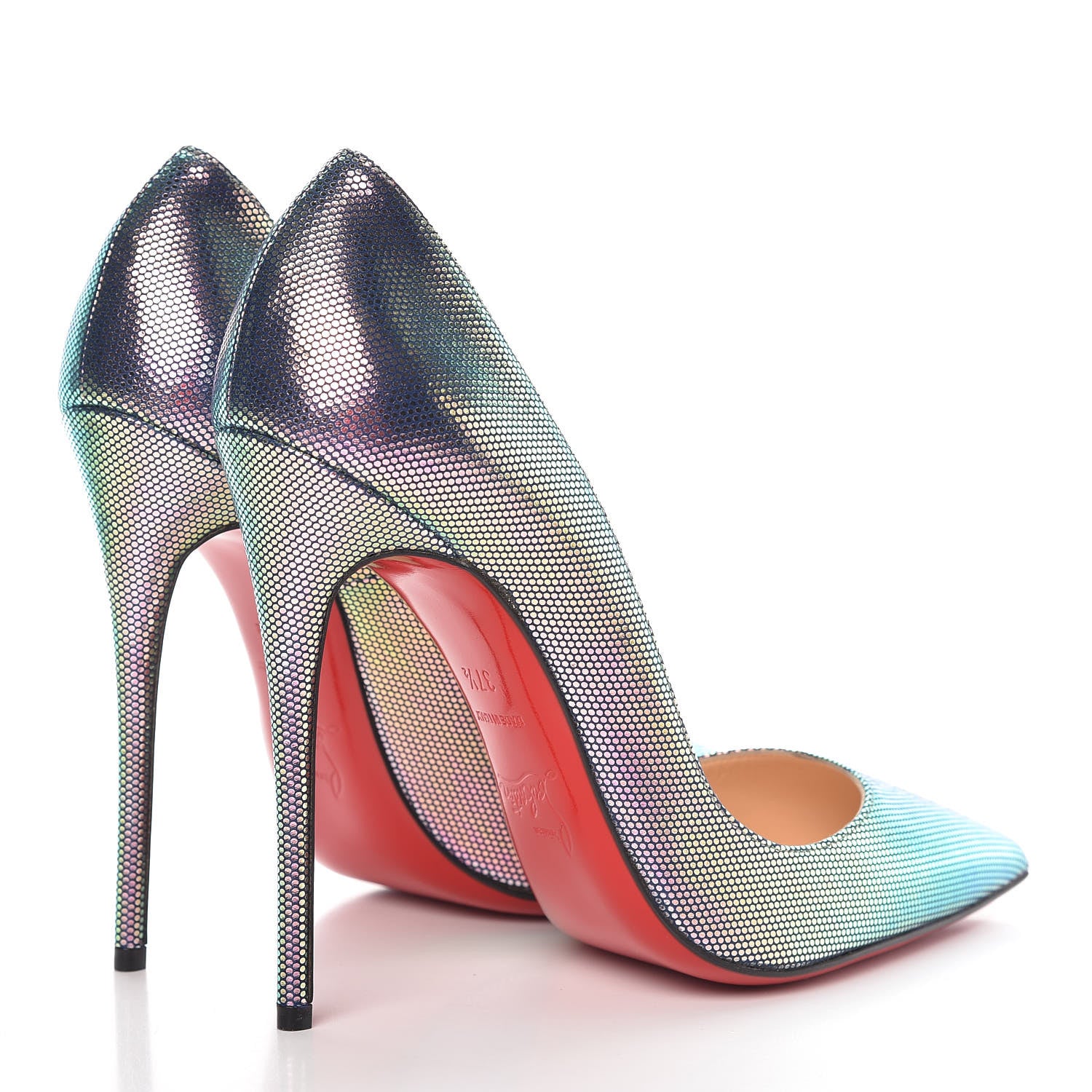 Christian Louboutin Tissu Scarabe So Kate 120 Pumps 37.5 Digitale 4 of 8