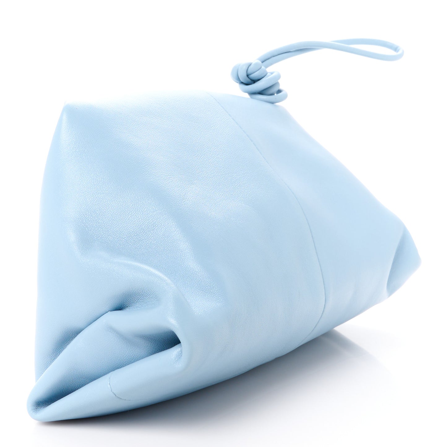 Lambskin BV Trine Clutch Ice