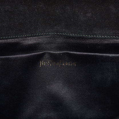 Saint Laurent Metallic Pony Hair Calfskin Embossed Large Belle De Jour Clutch Bronze 6 of 11