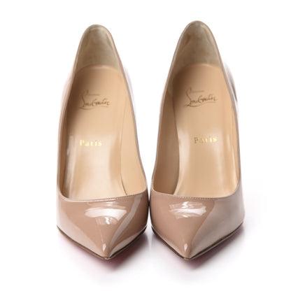 Christian Louboutin Patent Pigalle 100 Pumps 38.5 Nude 2 of 9