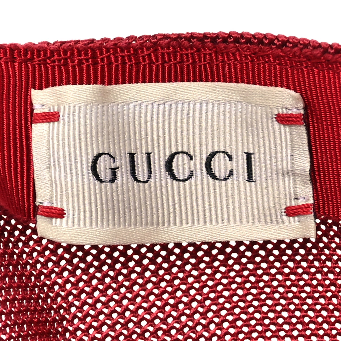 GG Supreme Monogram Childrens Space Print Baseball Hat Red