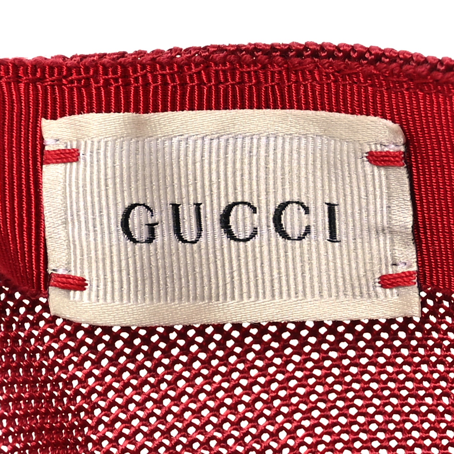 Gucci GG Supreme Monogram Childrens Space Print Baseball Hat Red 8 of 10