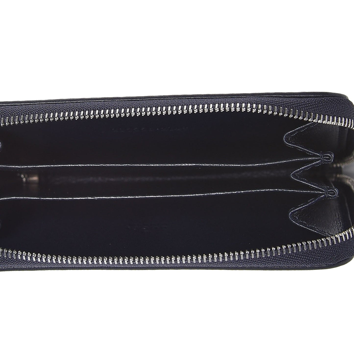 GG Supreme Monogram Zip Around Card Case Blue