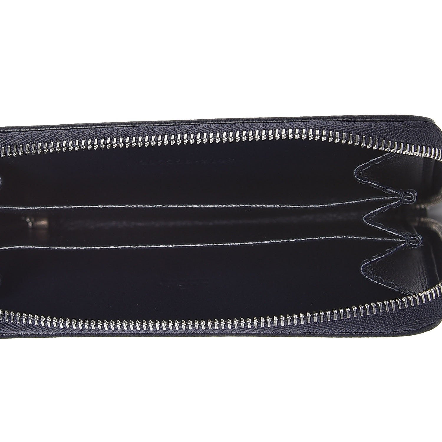 Gucci GG Supreme Monogram Zip Around Card Case Blue 5 of 8