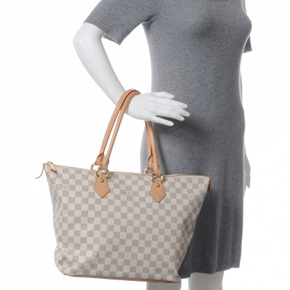 Louis Vuitton Damier Azur Saleya MM 2 of 7