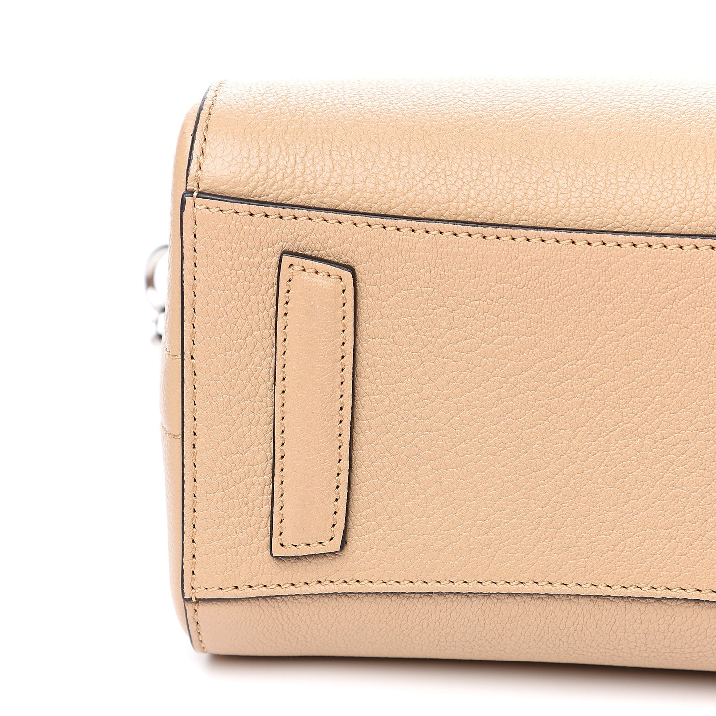 Sugar Goatskin Mini Antigona Beige Camel