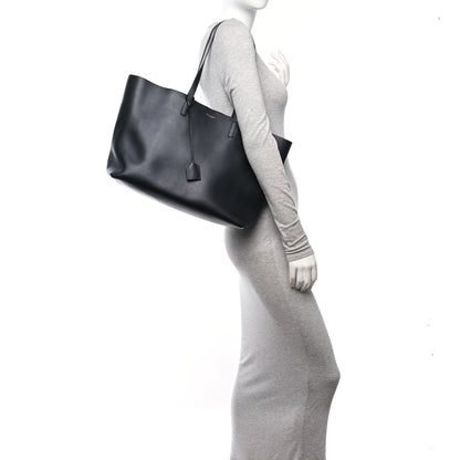 Saint Laurent Calfskin Large Shopping Tote Black 3 of 13