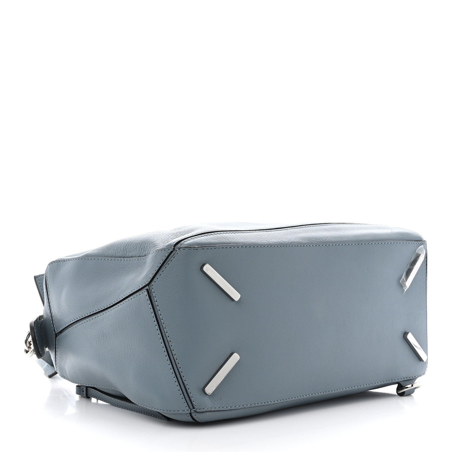 Loewe Calfskin Medium Puzzle Bag Stone Blue 4 of 11