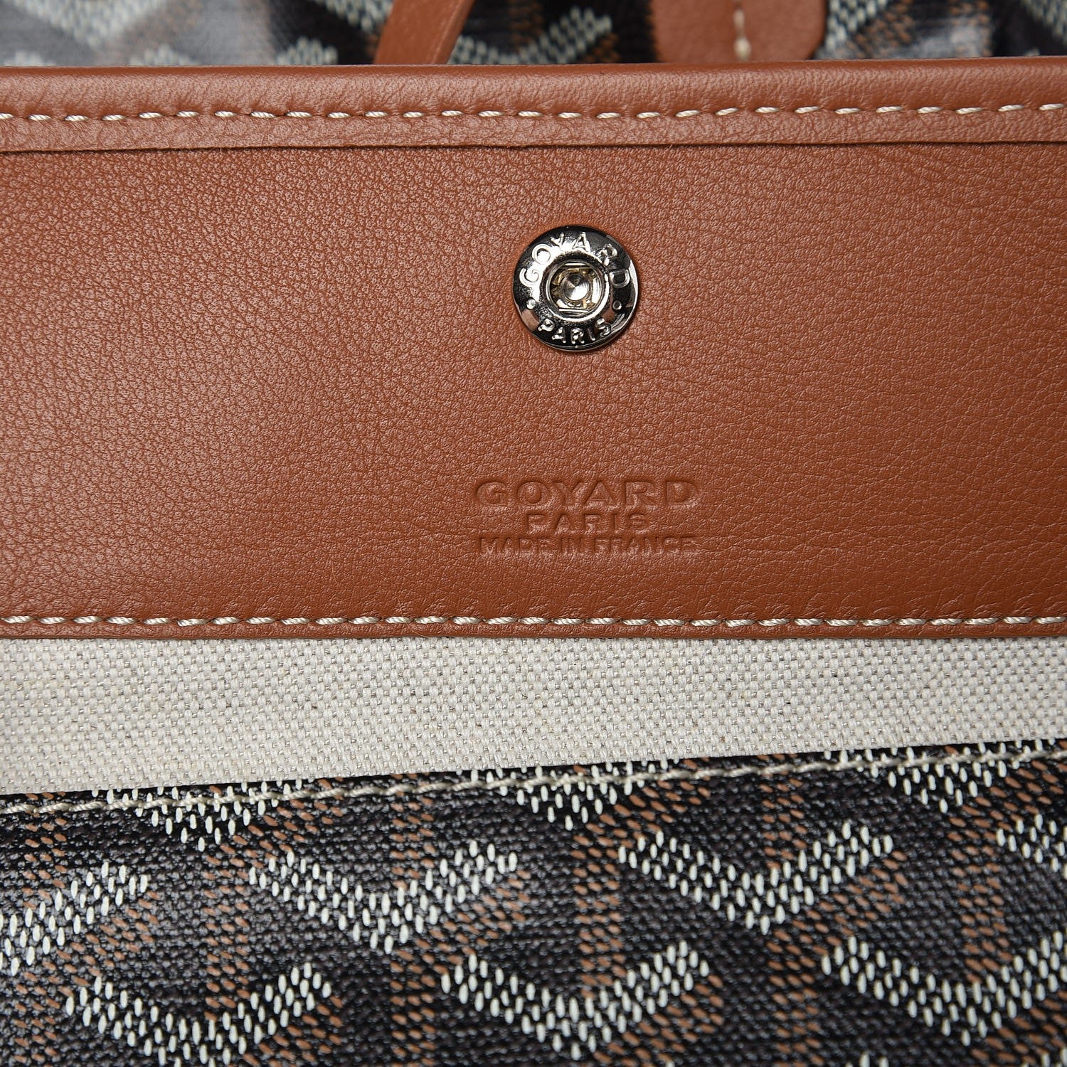 Goyard Goyardine Saint Louis GM Black Gold 8 of 9