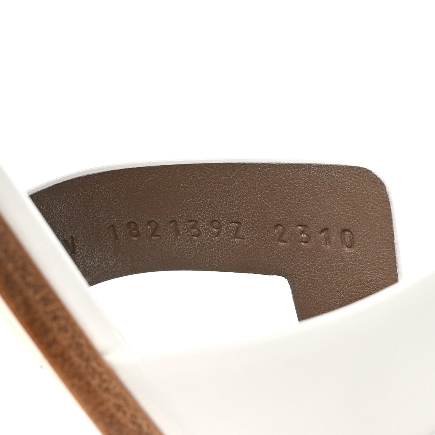 Hermes Calfskin Santorini Sandals 37 White 9 of 10