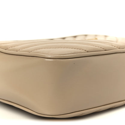 Saint Laurent Calfskin Matelasse Monogram Lou Camera Bag Dark Beige 9 of 10