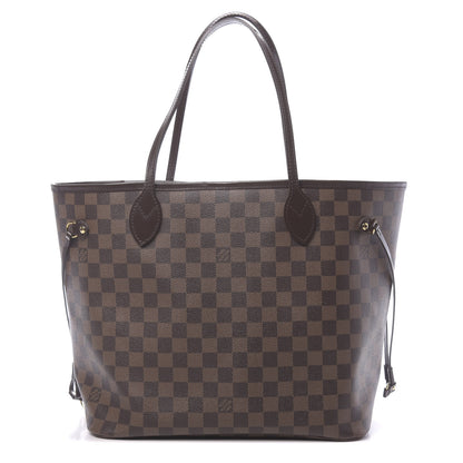 Louis Vuitton Damier Ebene Neo Neverfull MM Rose Ballerine 1 of 18