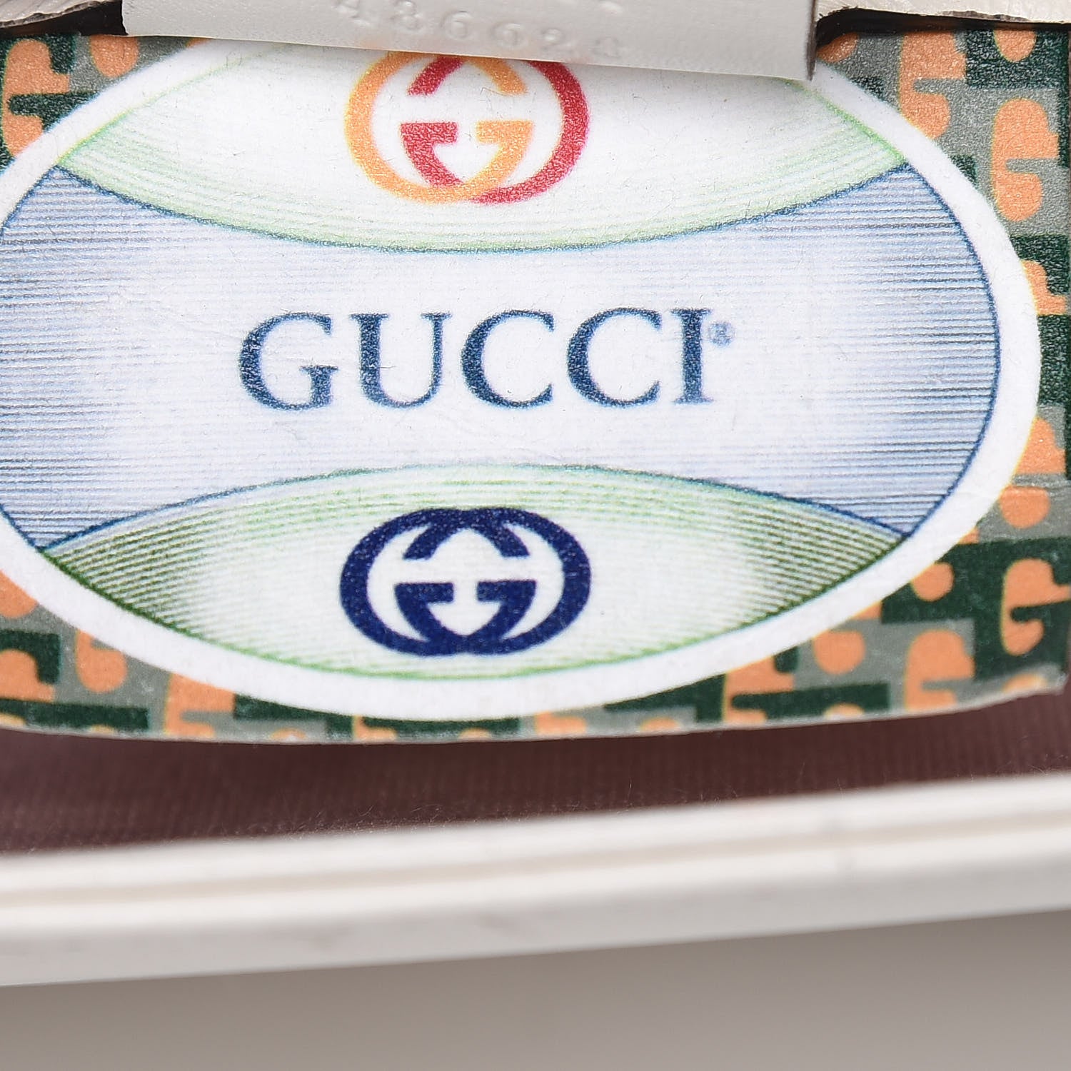 Gucci Vitello Palmellato Lux Crystal Medium Rajah Shoulder Bag Mystic White Multicolor 10 of 14