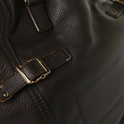Saint Laurent Calfskin XL Downtown Tote Brown 15 of 19