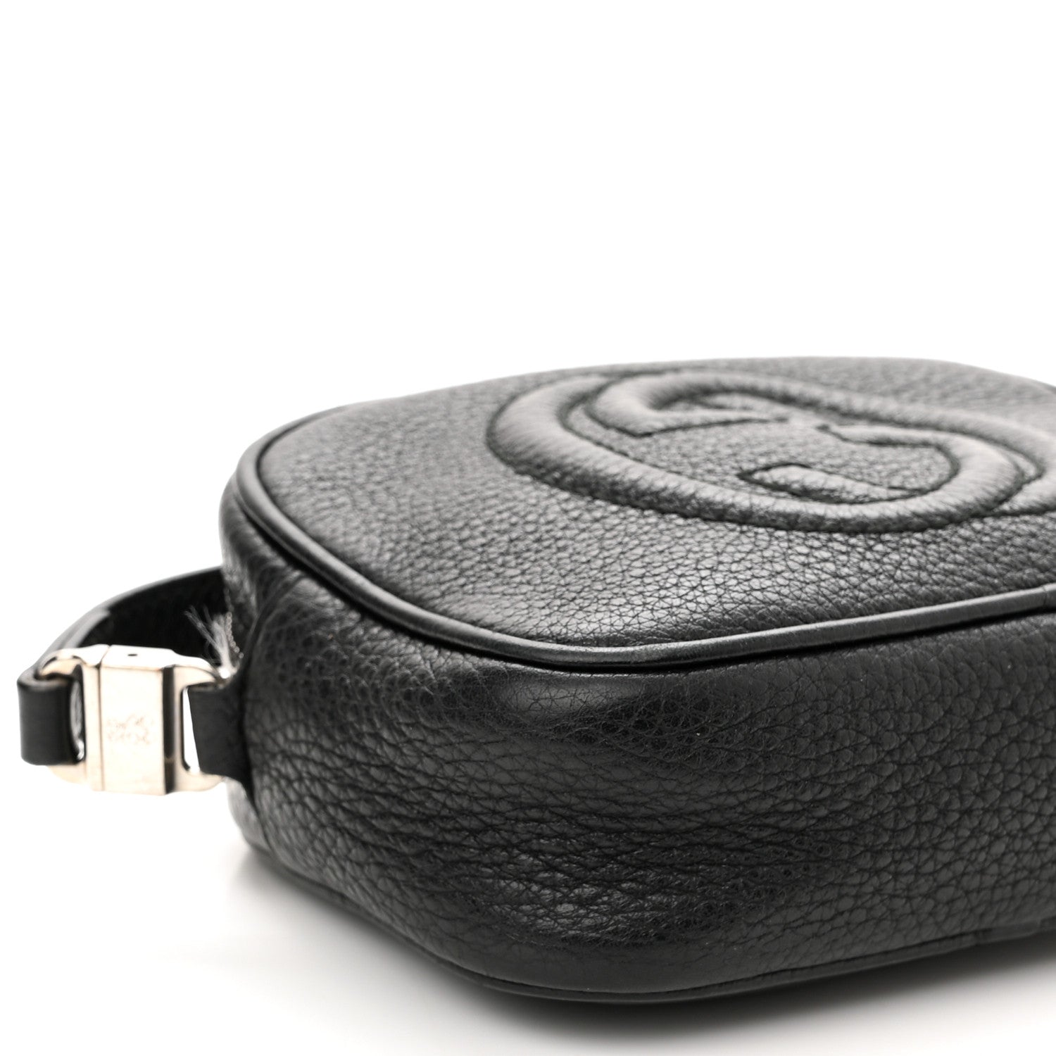 Gucci Pebbled Calfskin Children's Mini Soho Disco Messenger Bag Black 9 of 15