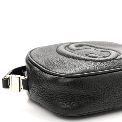 Gucci Pebbled Calfskin Children's Mini Soho Disco Messenger Bag Black 9 of 15