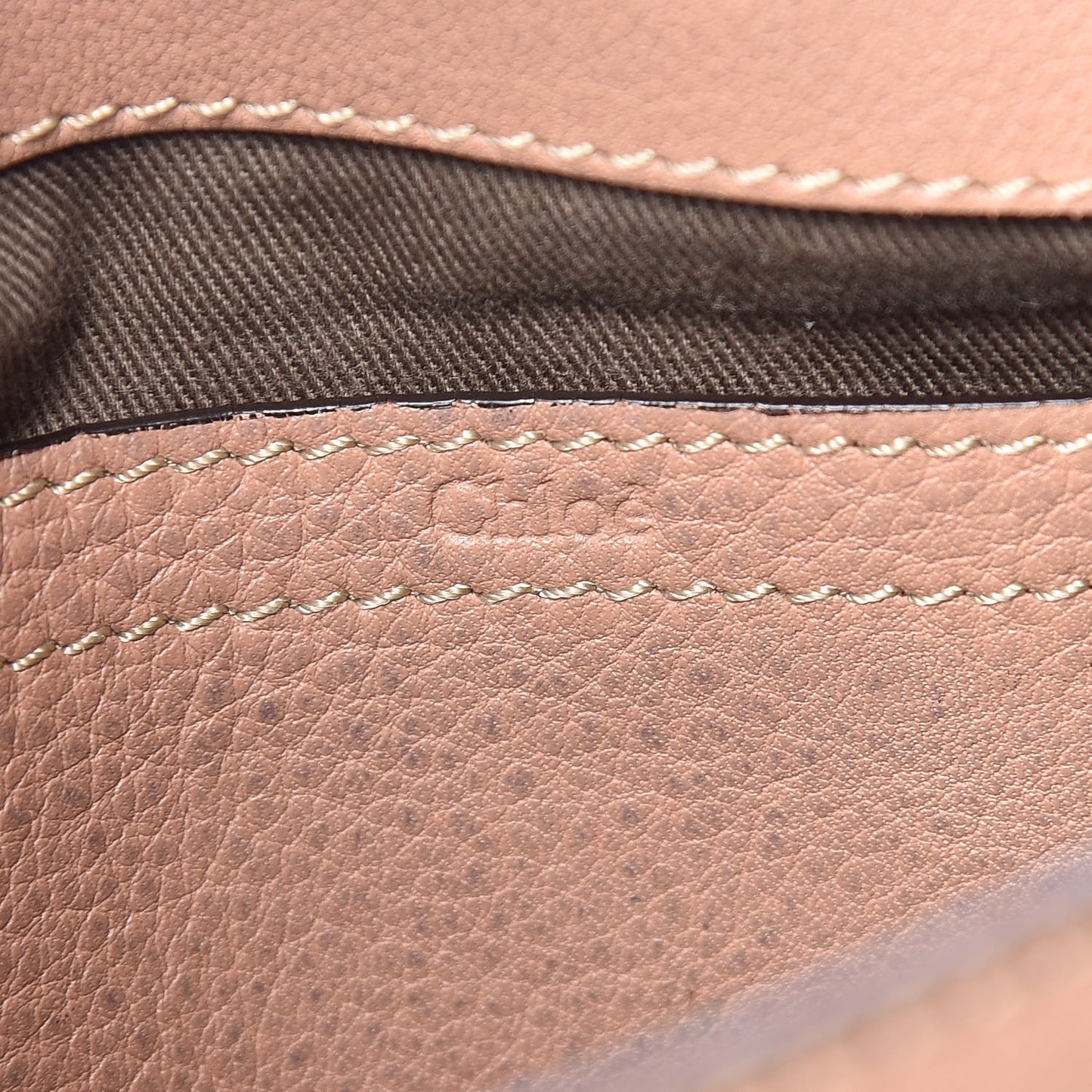 Calfskin Mini Marcie Round Crossbody Bag Nude