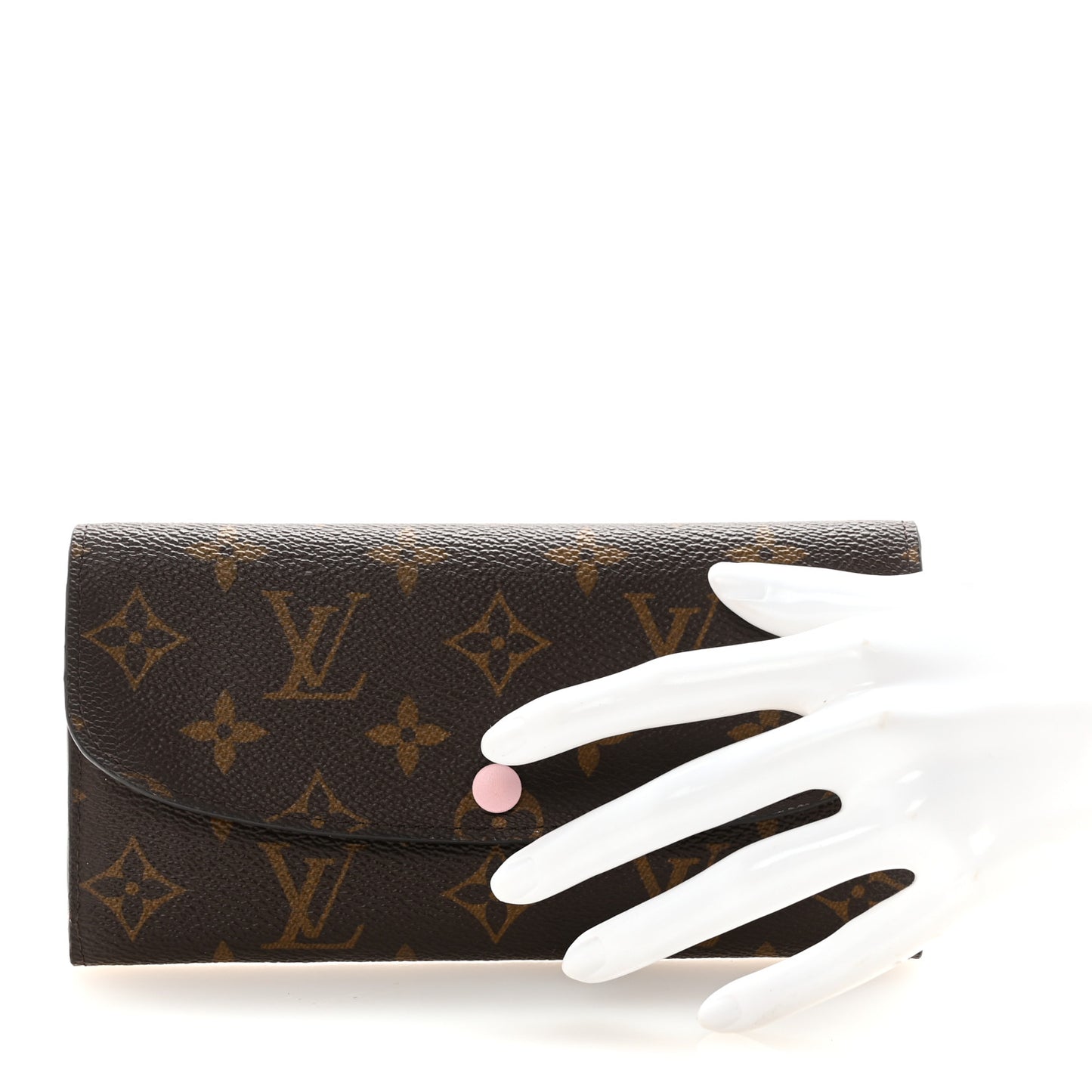 Monogram Emilie Wallet Rose Ballerine