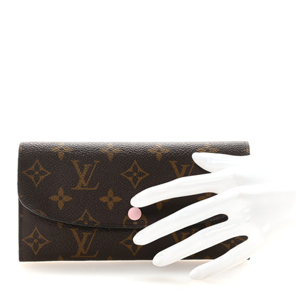 Louis Vuitton Monogram Emilie Wallet Rose Ballerine 2 of 7