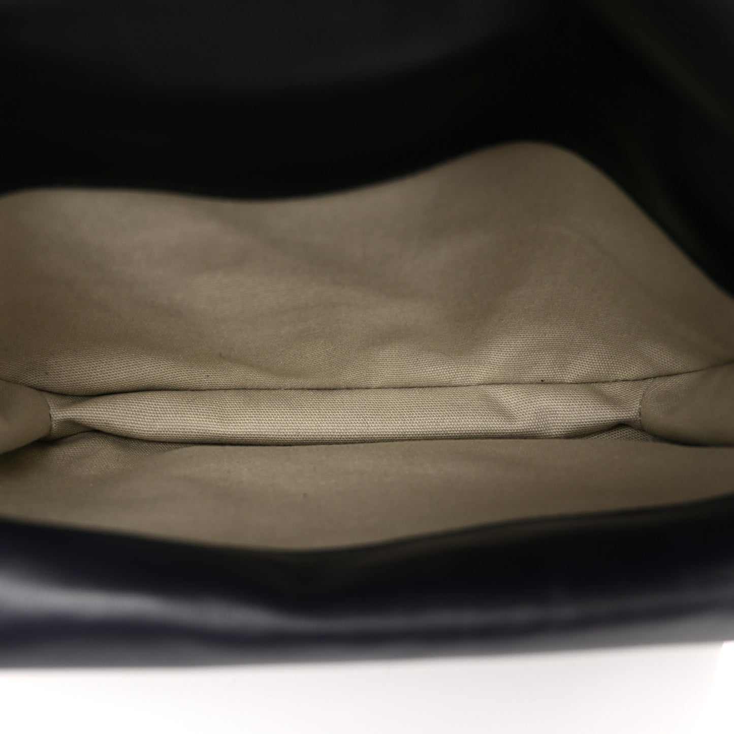 Nappa Intrecciato Puff Pouch On Strap Black Space