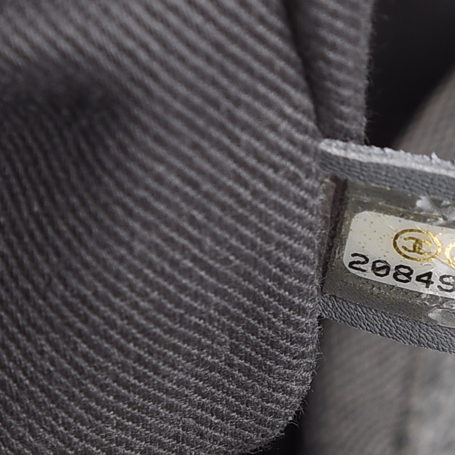 Chanel Canvas Large Deauville Tote Grey 6 of 10