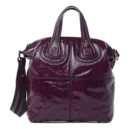 Givenchy Crinkled Patent Calfskin Medium Nightingale Purple 1 of 12