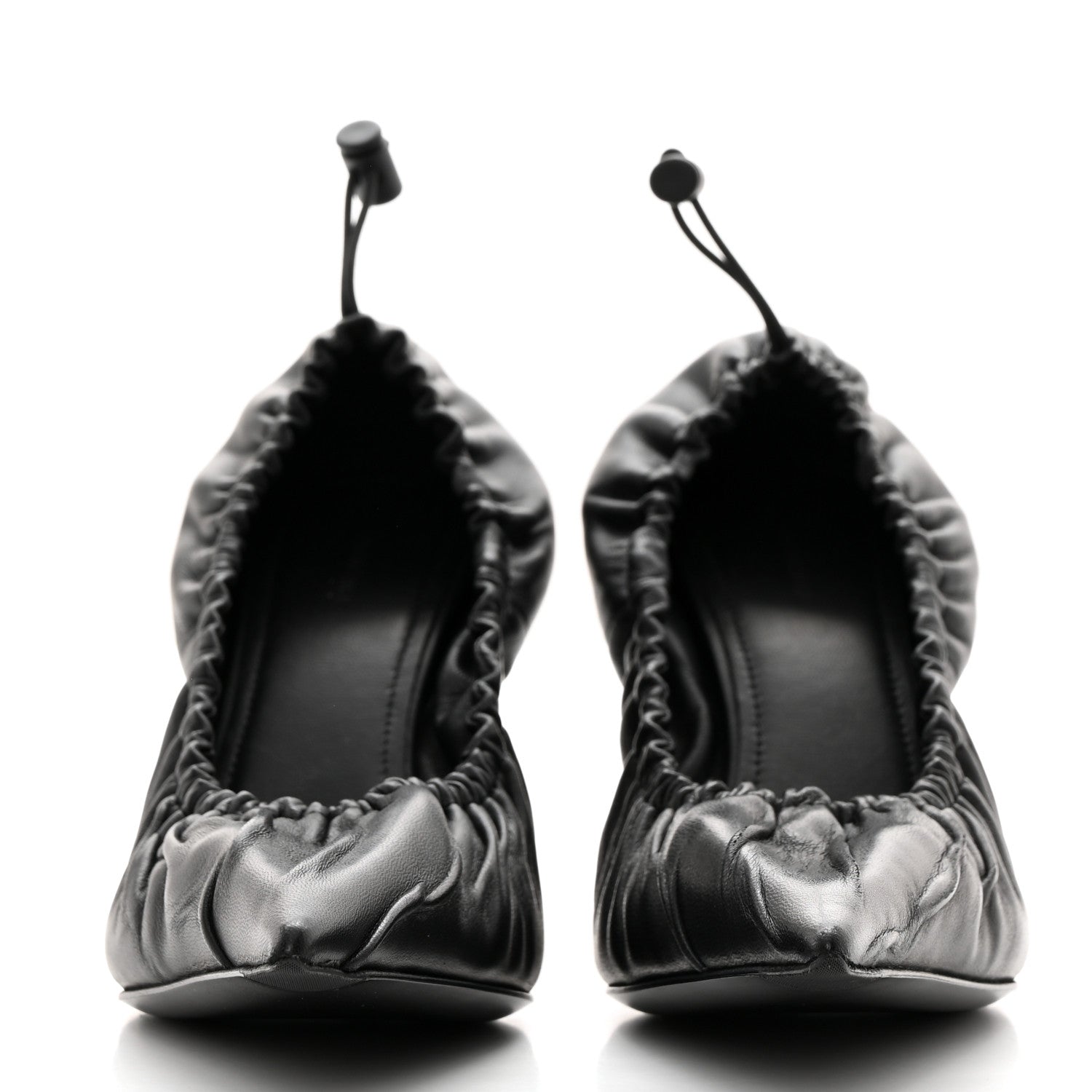 Balenciaga Smooth Nappa Scrunch Knife 80mm Pumps 36 Black 2 of 8
