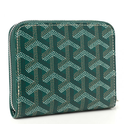 Goyard Goyardine Matignon PM Wallet Green 3 of 7